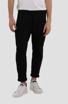 Мужские черные брюки Черный 34-32 Replay M9685 .000.84615