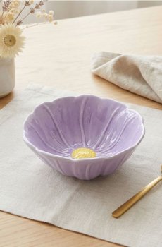Керамічна миска у формі квітки - Фіолетовий