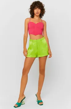 Женские салатовые шорты Салатовый 36 Tally Weijl SSHVIHELES