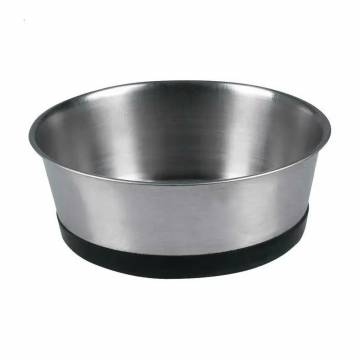 Миска для собак Swastik Industries металлическая, с резиновой основой, 20 см, 1.8 л Миска для собак Swastik Industries металлическая, с резиновой основой, 20 см, 1.8 л