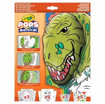 Набір для творчості Crayola Pops 3D Динозаври (04-2800) Набір для творчості Crayola Pops 3D Динозаври (04-2800)