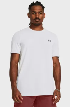 Мужская белая футболка Vanish Seamless SS Белый XL Under Armour 1382801-100
