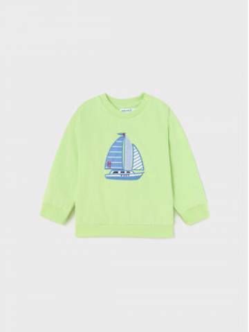 Mayoral Світшот 1414 Зелений Regular Fit Mayoral Світшот 1414 Зелений Regular Fit