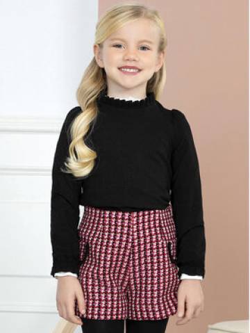 Abel & Lula Блузка 5.651 Чорний Regular Fit Abel & Lula Блузка 5.651 Чорний Regular Fit