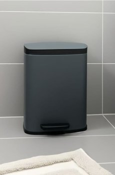 Відро для сміття 5 L - темно-сірий