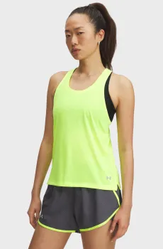 Женская салатовая майка UA Launch Singlet Салатовый XS Under Armour 1382436-731