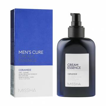 Мужская кремовая эссенция для лица Missha Mens Cure Cream Essence с керамидами, 150 мл Мужская кремовая эссенция для лица Missha Mens Cure Cream Essence с керамидами, 150 мл