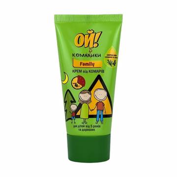 Крем от комаров Ой! Комарики Family от 5 лет, 50 мл