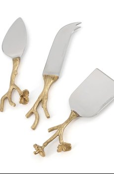 Набор приборов для сыра Doing Goods Ava Blossom Cheese Set 17 x 17 x 4 cm