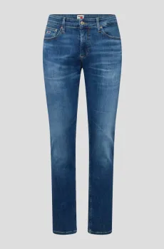 Мужские синие джинсы SCANTON SLIM CH1251 Синий 38-32 Tommy Jeans DM0DM19298