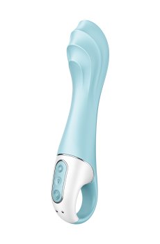 Вибратор для точек G Satisfyer Air Pump Vibrator 5+ Inflatable G-Spot Vibrator голубой, 1 шт