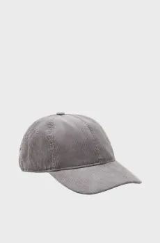Мужская серая вельветовая кепка Серый ONESIZE Camel Active 406240-8C24-05