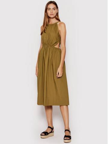 Sisley Літня сукня 4JOZLV00U Коричневий Regular Fit Sisley Літня сукня 4JOZLV00U Коричневий Regular Fit