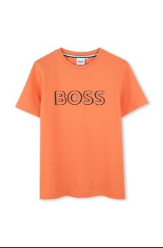 Детская хлопковая футболка BOSS