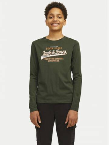 Jack&Jones Junior Блузка Logo 12258880 Зелений Regular Fit Jack&Jones Junior Блузка Logo 12258880 Зелений Regular Fit