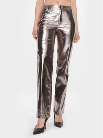 Guess Штани зі штучної шкіри W4RB33 WFWP0 Золотий Regular Fit Guess Штани зі штучної шкіри W4RB33 WFWP0 Золотий Regular Fit