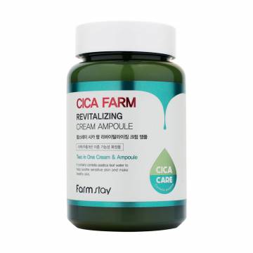 Ампульный крем для лица FarmStay Cica Farm Revitalizing Cream Ampoule с экстрактом центеллы азиатской, 250 мл Ампульный крем для лица FarmStay Cica Farm Revitalizing Cream Ampoule с экстрактом центеллы азиатской, 250 мл