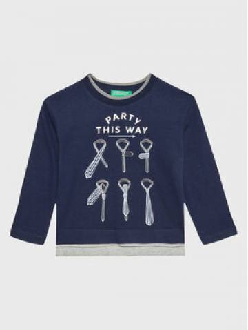 United Colors Of Benetton Блузка 3ATNG104F Cиній Regular Fit United Colors Of Benetton Блузка 3ATNG104F Cиній Regular Fit