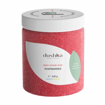 Скраб-жвачка для тела Dushka Raspberries Body Scrub-Gum, 330 г Скраб-жвачка для тела Dushka Raspberries Body Scrub-Gum, 330 г