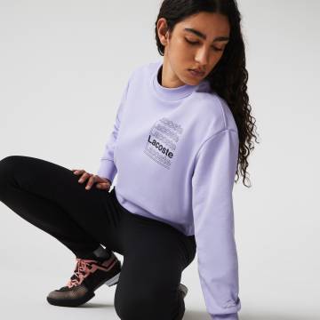 Lacoste толстовка жіноча LiVE з круглим вирізом Lacoste толстовка жіноча LiVE з круглим вирізом