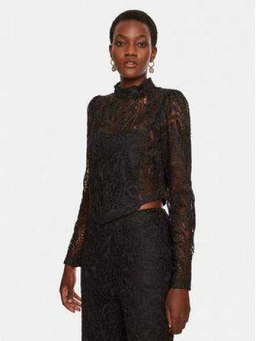 TWINSET Блузка 242TP2464 Чорний Slim Fit TWINSET Блузка 242TP2464 Чорний Slim Fit