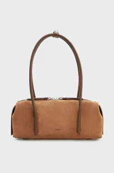 Женская коричневая замшевая сумка Grace Коричневый M PRPY PRFWFL12515W