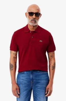 Мужское бордовое поло Бордовый S Lacoste L1212476