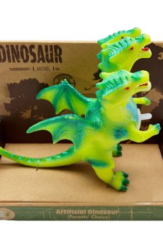 Детская игрушка Bibi Toys Дракон трехглавый, коллекция 1, со звуком, от 3 лет, 25 см (762237BT-03)