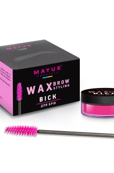 Уценка! Воск для бровей Mayur Wax Brow Styling с аргановым маслом, 10 мл