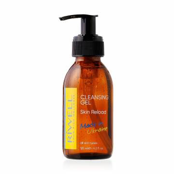 Безсульфатный гель для умывания Riwell Skin Reload Cleansing Gel pH 5.5 с аминокислотами и бетаином, 125 мл Безсульфатный гель для умывания Riwell Skin Reload Cleansing Gel pH 5.5 с аминокислотами и бетаином, 125 мл