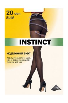 Колготки женские Instinct Slim, 20 DEN, Nero, размер 3