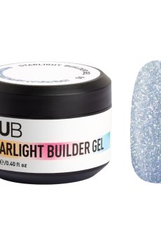 Моделирующий гель для ногтей NUB Starlight Builder Gel со светоотражающим эффектом, 05, 12 мл