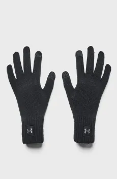 Мужские черные перчатки UA Halftime Gloves Черный S-M Under Armour 1373157-003
