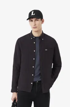 Мужская коричневая рубашка Коричневый 43 Lacoste CH56923LA