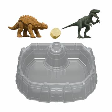 Боевая арена с динозаврами Jurassic World Невероятное преобразование, зеленый и желтый, от 4 лет (JDC59) Боевая арена с динозаврами Jurassic World Невероятное преобразование, зеленый и желтый, от 4 лет (JDC59)