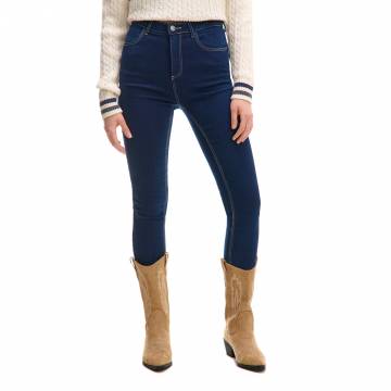 Cropp - Джинси skinny пуш-ап - темно-синій Cropp - Джинси skinny пуш-ап - темно-синій