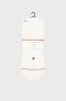 Женские белые следы (2 пары) SHINE Белый 35-38 Tommy Hilfiger 701233710