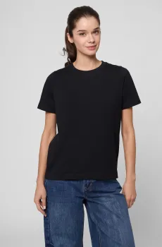 Женская черная футболка Черный XS PRPY PWTSHGOK0028