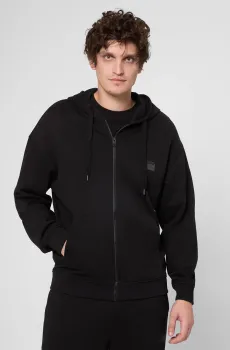 Мужское черное худи Черный L HUGO 50546874;001