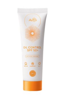 Солнцезащитный матирующий крем MyIDi Oil Control SPF 50+ для комбинированной и проблемной кожи лица, 50 мл