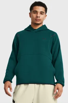 Мужское зеленое худи UA Unstoppable Flc HD Зеленый XXL Under Armour 1383042-449