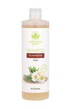 Шампунь mild by nature Natures Gate Herbal Shampoo для нормальных волос, на основе трав, 473 мл