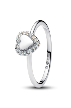 Каблучка "Серце в ореолі" для гравіювання