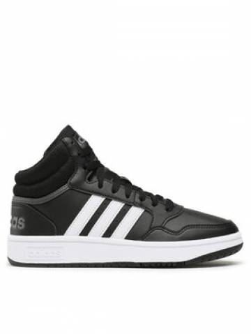 adidas Снікерcи Hoops 3.0 Mid Classic Vintage Shoes GW3020 Чорний adidas Снікерcи Hoops 3.0 Mid Classic Vintage Shoes GW3020 Чорний