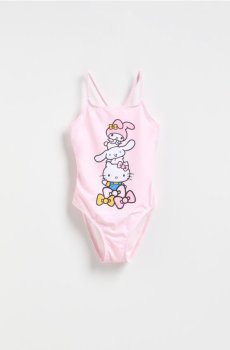 Reserved - Купальник Hello Kitty and Friends - рожевий - 406EN-30X