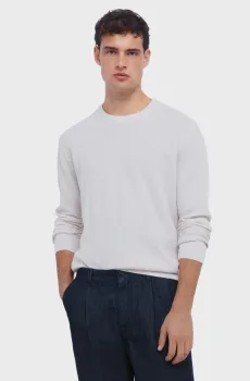 Мужской светло-серый джемпер Серый M SPRINGFIELD 1402537