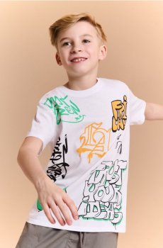 Набір бавовняних футболок з коротким рукавом 2 pack - різнобарвний