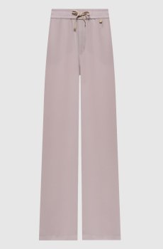 Серые брюки прямого кроя