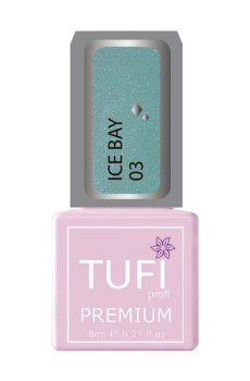 Уценка! Гель-лак для ногтей Tufi profi Premium Ice baby 03 Рейкьявик, 8 мл