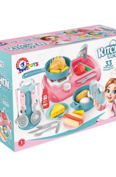 Игрушка TechnoK Кухонный набор, 33 предмета, от 3 лет (3021)